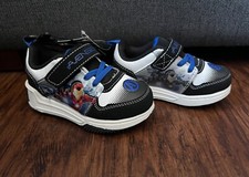 Marvel Avengers Toddler Boys Sneakers Shoes Sz 8 Lights Up Iron Man Athletic