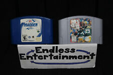 Madden 2001 & NFL Quarterback Club 98 Football Lot N64 Nintendo 64 Cart Only
