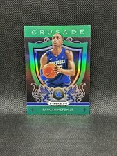 2019-20 Panini Prizm Draft Picks Crusade Green PJ Washington Jr. Rookie RC #95