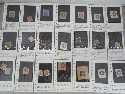 Nystamps US back book cut square stamp collection high cost m28wh
