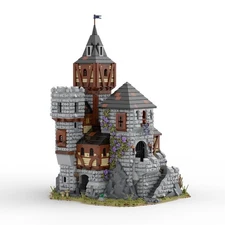 Compatible Medieval Castle Model with Interior Modular Building 4228