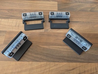 4 x 3D Printed Mini Foldable Retro Shooter IR Sensor Mount    Black PLA