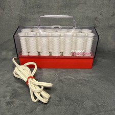Clairol Style Setter Hot Rollers Hair Curlers C-20-SZ Tested No Clips Vtg