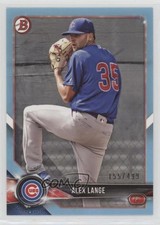 2018 Bowman Prospects Sky Blue 155/499 Alex Lange #BP54 c7w