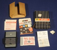 Vtg HP Quik Splice Tool in Original Box 8mm Automatic Butt Splicer Movie Film