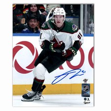 Josh Doan Autographed Arizona Coyotes Away 8x10 Photo