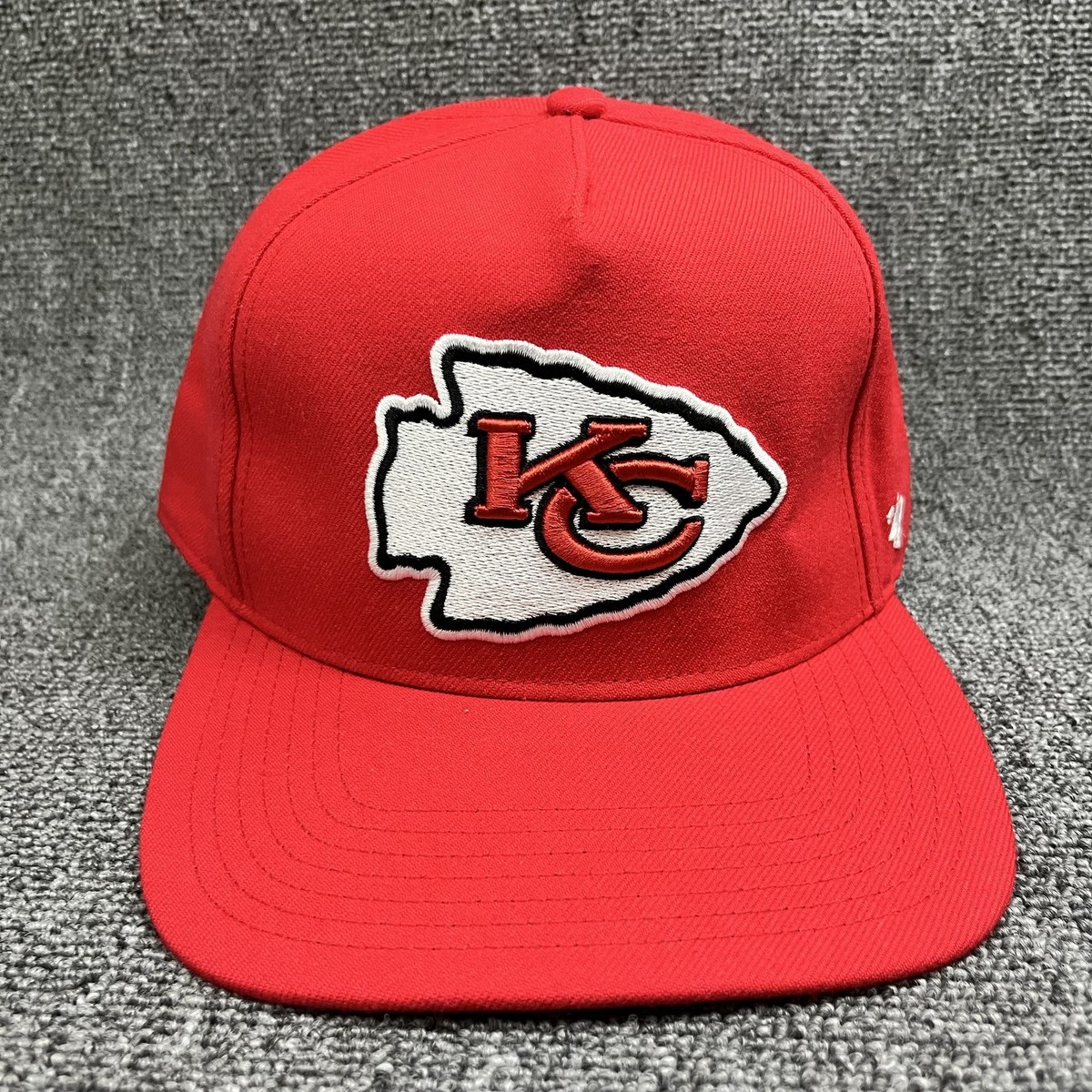 Kansas City Chiefs '47 Brand Clean Up Hat Red Adjustable NFL Strapback Cap