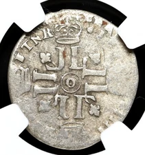 FRANCE, American Colonies. Edict of 1692, Billon 15 Deniers, NGC F15