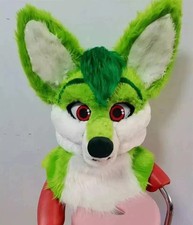 Husky Fursuit Head Tail Gloves Suit Mascot Costume Dress Costume Halloween