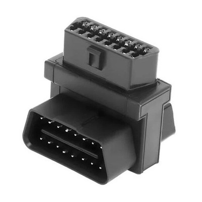 OBD2 Splitter, OBDII Full 16 Pin One Male to Two Female Extension Converter 