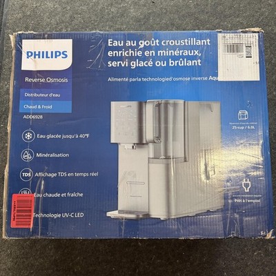 PHILIPS Reverse Osmosis Water Filter Countertop ADD6928DG/37 Cold&Hot, Pro UV