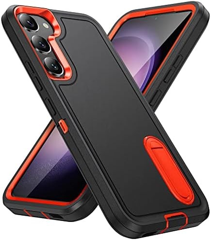 for Samsung Galaxy S23 Case, Samsung S23 Phone Case with Built in Kickstand, Sho