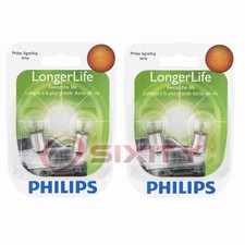 2 pc Philips License Plate Light Bulbs for Austin Healey 3000 Sprite kn