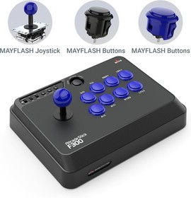 Elegant F300 Arcade Stick - Enhance Your Play with Multi-Device Connectivity