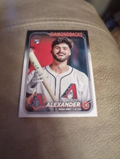 2024 Topps Update #US265 Blaze Alexander RC Arizona Diamondbacks