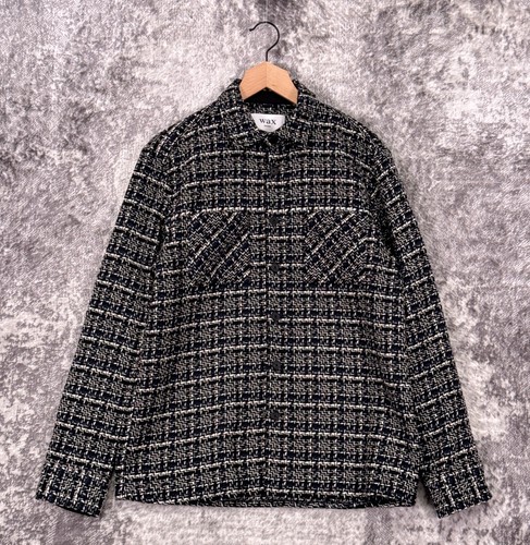 Wax London Overshirt Medium Herren Eden Check Heavyweight Hemdjacke
