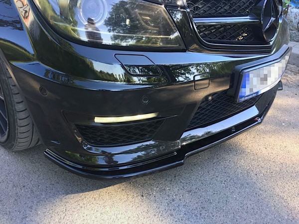 Maxton Design Frontlippe Passend FüR Mercedes C63 AMG Limousine / Kombi W204 FL-image