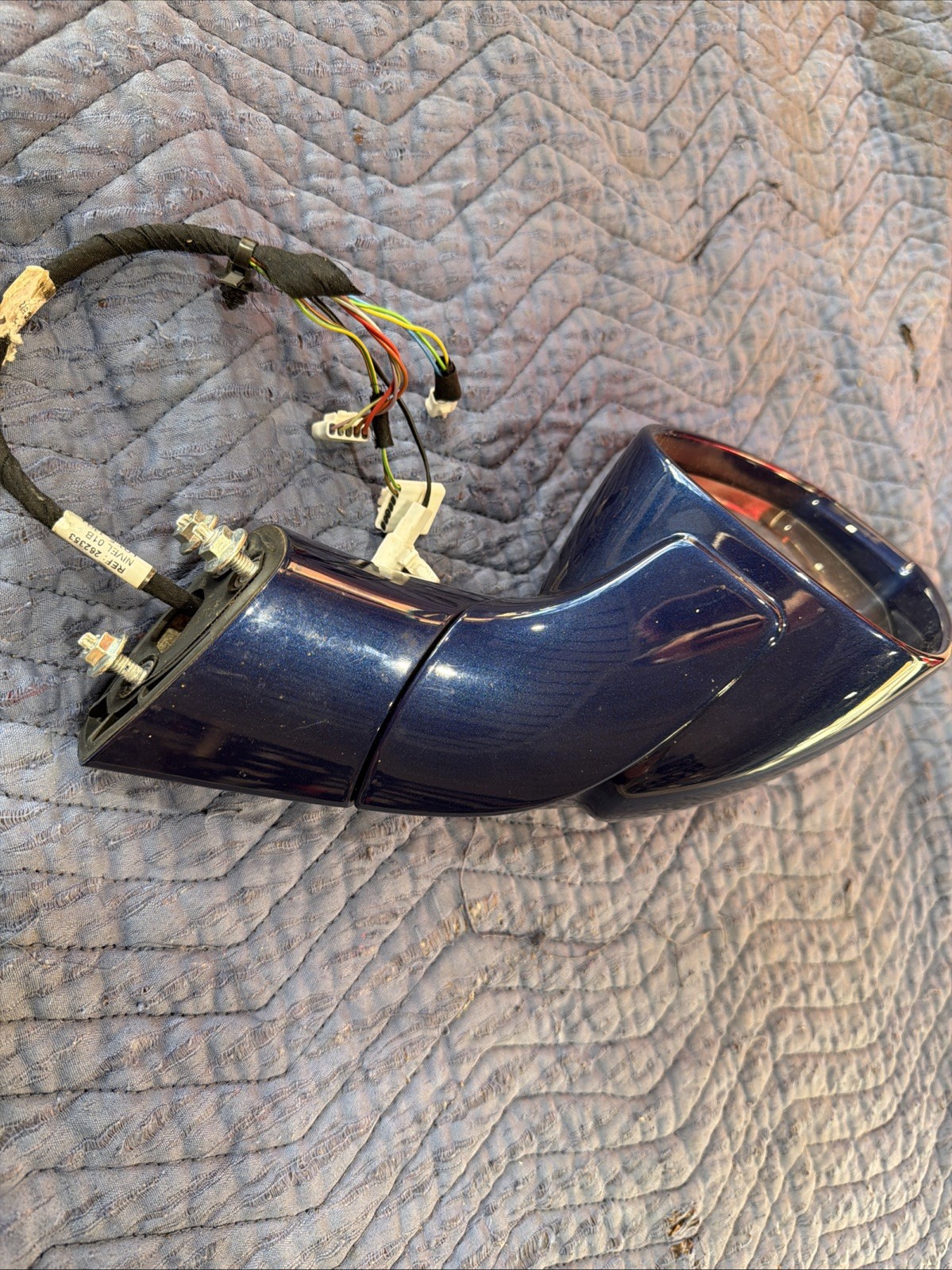Left Driver Door Mirror Assembly Blue 83963510 OEM Ferrari 458 Italia 2011
