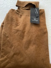 NWT Scotch Soda CARAMEL BROWN Turtle Neck Sweater Mens Size XL Lightweight NEW