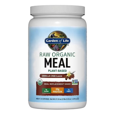 PREMIUM Organic Meal Powder-Vanilla Chai-20g Protein, 2.0lb, 32.0oz, Safe Health