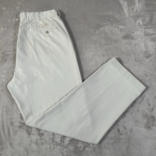 VTG 90s Polo Ralph Lauren Andrew Pant Mens 36x34 Beige Chino Classic USA Made