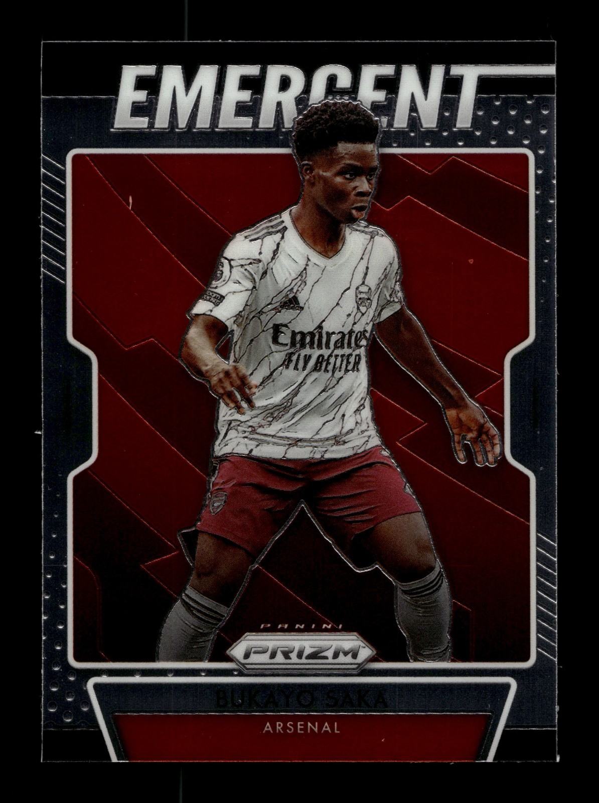 2020-21 Panini Prizm Premier League Emergent #3 Bukayo Saka
