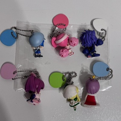Shugo Chara! Figure Keychain Complete Set of 6 Vintage 2007 Takara