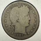1907-D 25C Barber Quarter (87924)