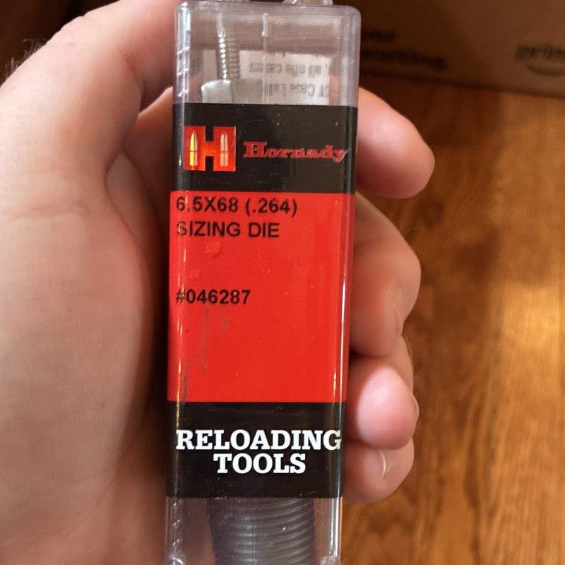 Hornady 6.5x68 (.264) Rifle Reloading Sizer Die Model 046287 MPN 046287