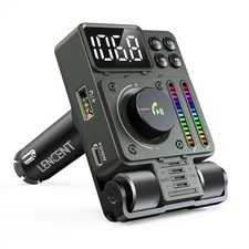 Transmisor De Audio Radio FM a Bluetooth 5.3 USB Receptor Para Carro Coche Auto