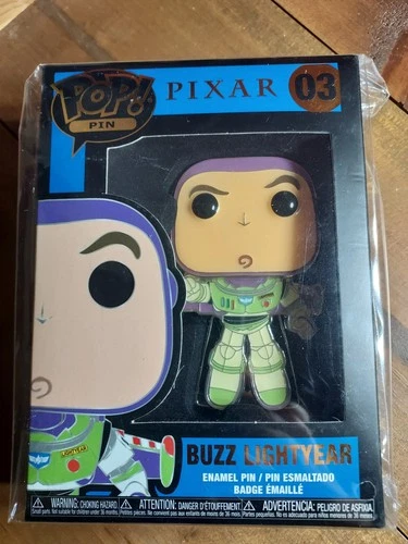 Funko POP! Pin #03: Pixar 38726 4" Enamel Pin - Toy Story Buzz Lightyear