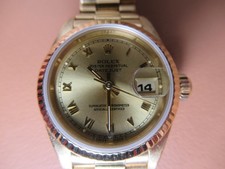18K Ladies Rolex 69178 Datejust 26mm Wristwat...