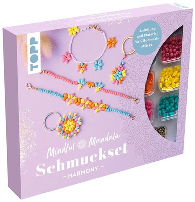 Mindful Mandala - Schmuckset Harmony. Mit Anleitung und Material für fünf...