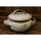 Vintage Studio Pottery Lidded Casserole Dish – Handmade Stoneware Signed