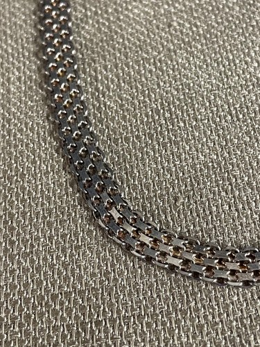 Milor Necklace 16-18" .925 Sterling Made in Italy Vintage weighs 1 ounce - Picture 4 of 12