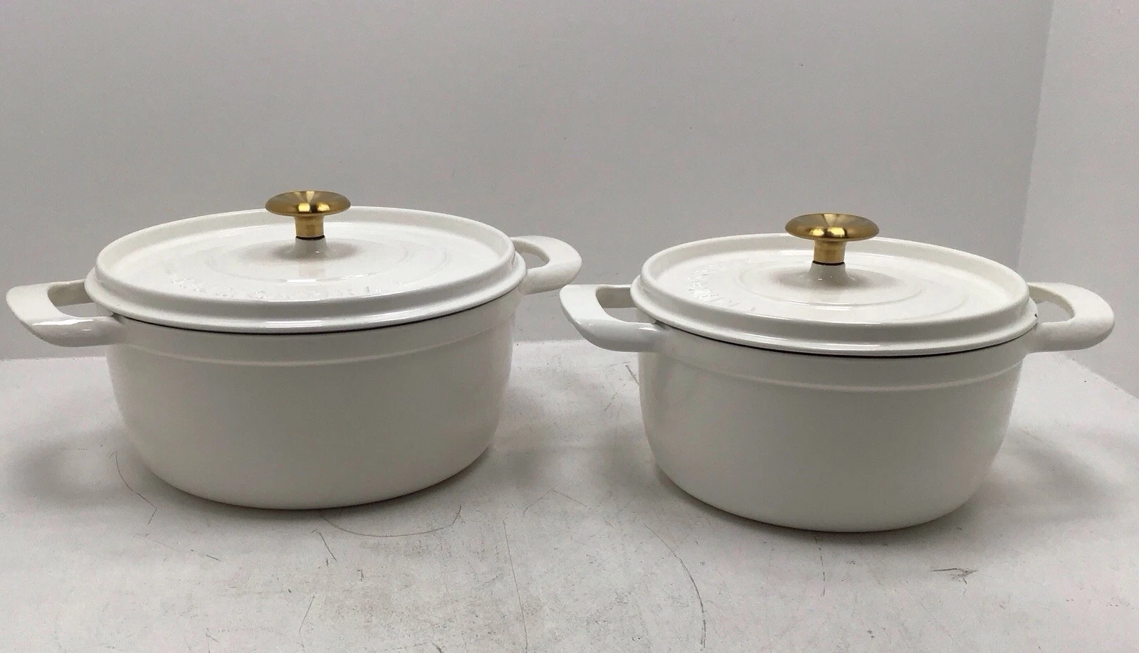 Tramontina 4-quart & 6-quart Enameled Cast Iron Round Dutch Ovens White Open Box
Opens in a new wind