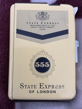 Vintage State Express of London 555 Cigarette Pack Novelty Lighter Lights Up