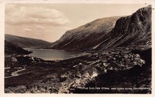 The Shelter Stone und Loch Avon Cairngorms Postkarte um 1948