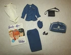 Barbie: VINTAGE Complete AMERICAN AIRLINES STEWARDESS Outfit! 1960'S