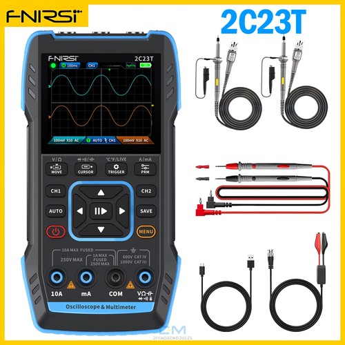 FNIRSI 2C23T / 2C53T DST-210 Handheld Oscilloscope Multimeter Signal Generator - Picture 37 of 60