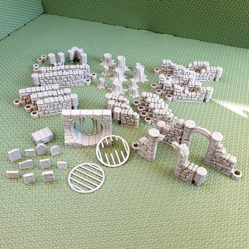 DungeonSticks 28mm Wall Scenery Terrain D&D PATHFINDER WARGAMING ETC. - Picture 4 of 13