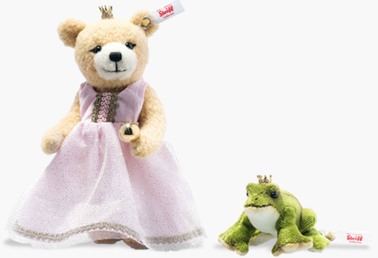 Steiff Frog Prince and Princess EAN 006098 BEAR SHOP Limited 