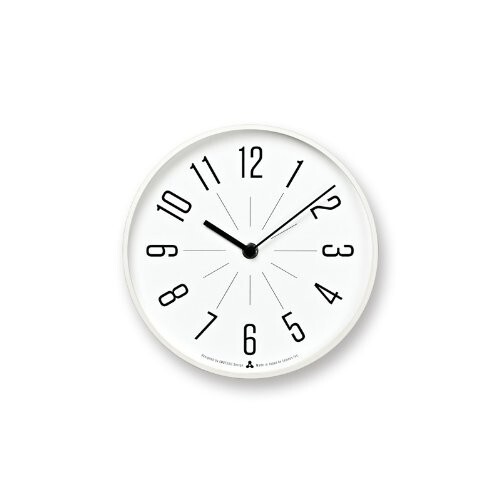Lemnos JIJI Wall & Table Clock White AWA13-03 WH Table Clock Awa Clock Japan F/S - Picture 1 of 1
