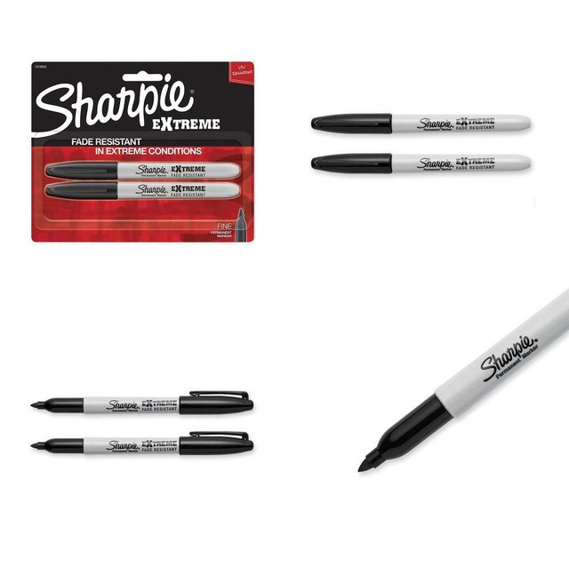 Sharpie Extreme Permanent Markers, 2Pack, Black (1919845) eBay