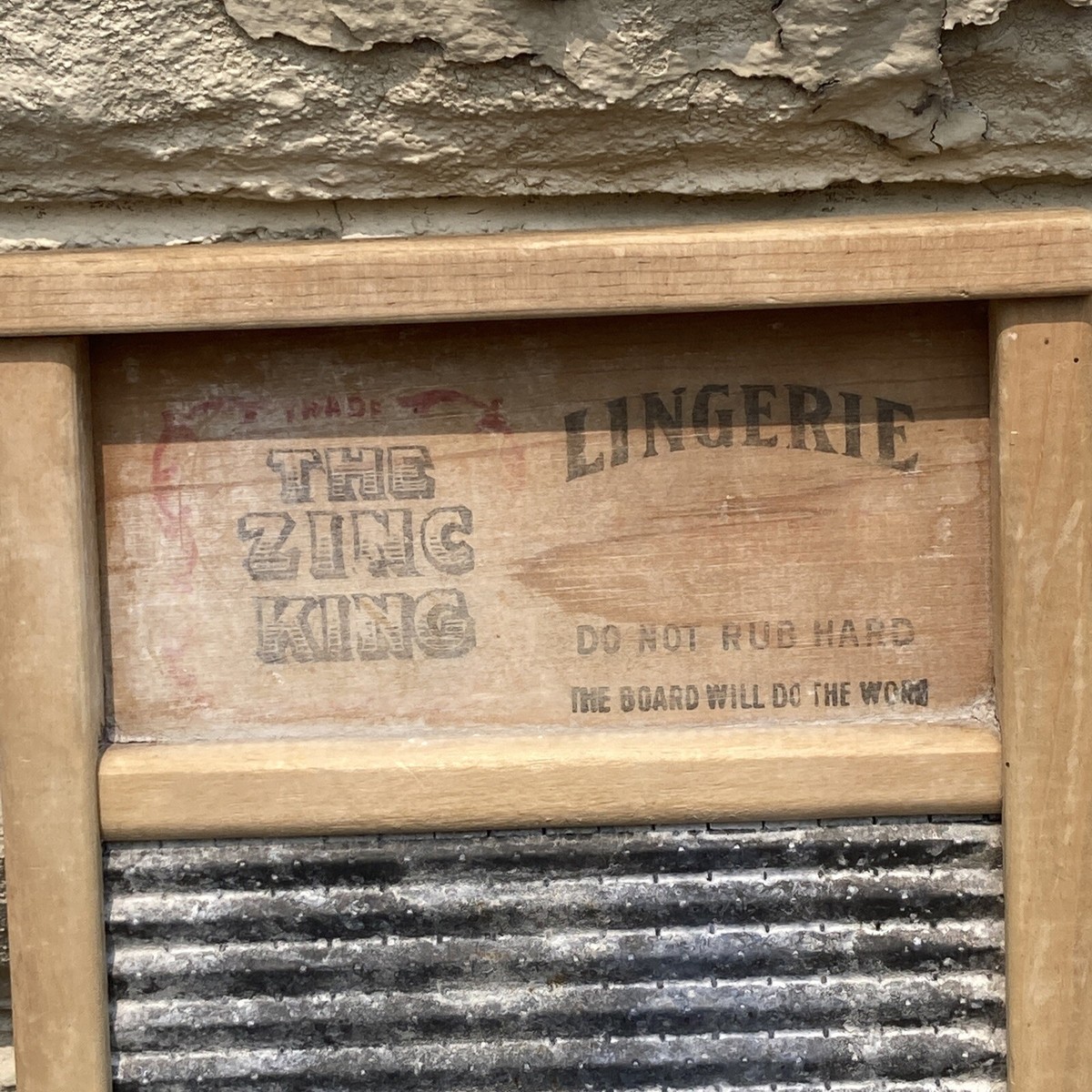 NATIONAL Washboard Co No.703 Lingerie The Zing King Vintage