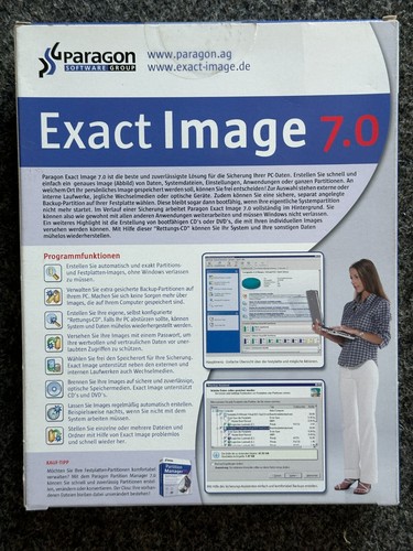 Software Paragon Exact Image 7.0 in Big Box OVP ungeöffnet - Bild 2 von 2