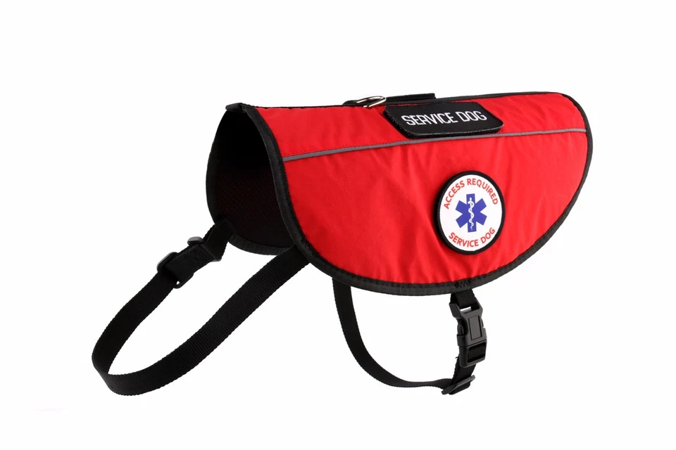 Service Dog - Support Dog - Therapy Dog Vest Harness Patches ALL ACCESS CANINE™ - Image 2 of 4