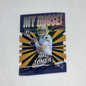 2021 Optic Mac Jones My House Black Pandora /25 SSP Rookie RC Patriots