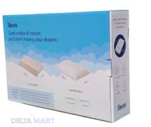 2x Natural breathable latex premium bed pillow Head Neck Support 60x40cmx12cm - Picture 7 of 7