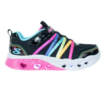 Skechers Flutter Heart Lights [303252LBKMT] Kids Casual